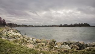 Udsigt fra Ejby Havn ved Dejligheden